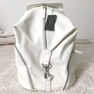 ❗️SOLD❗️PEDRO White Leather Backpack